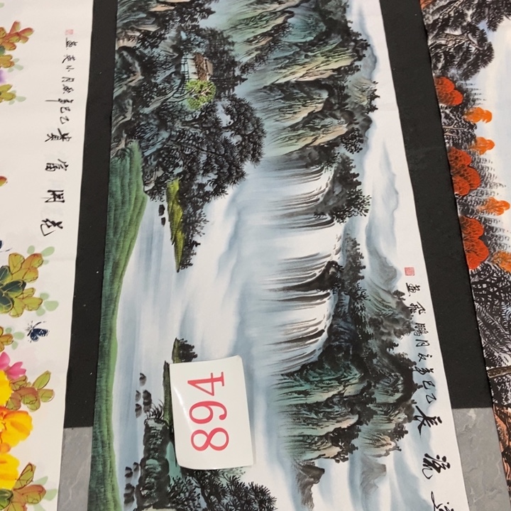 枕书斋画廊的直播间