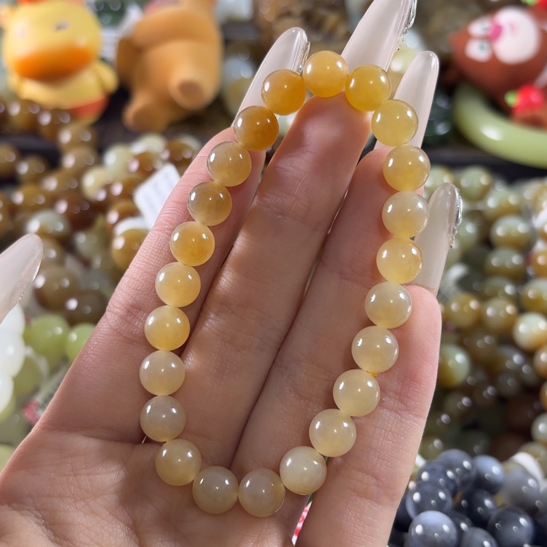 洋***儿和田玉未镶嵌手链446