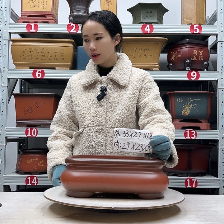 紫砂花盆紫砂花盆