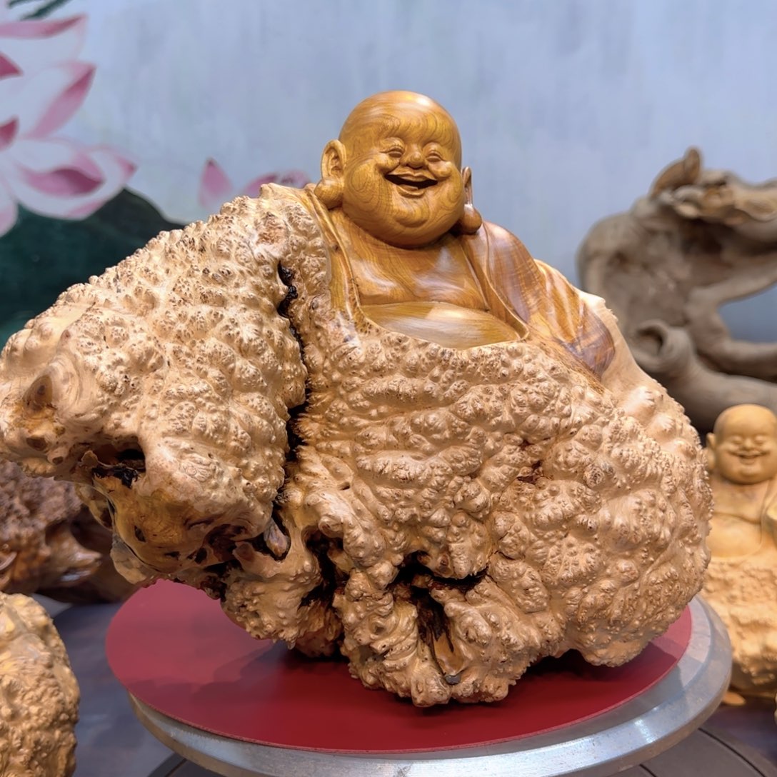 欣***8经典茶空间摆件树榴作品