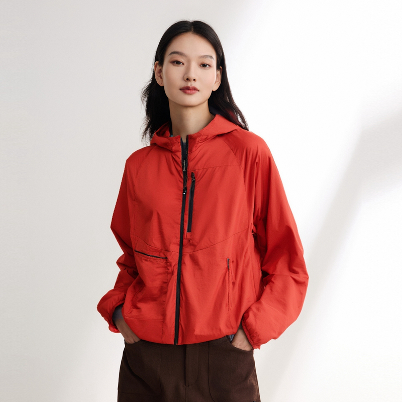 EP YAYING雅莹女装 户外实用运动一手长连帽外套 2025新款1301A