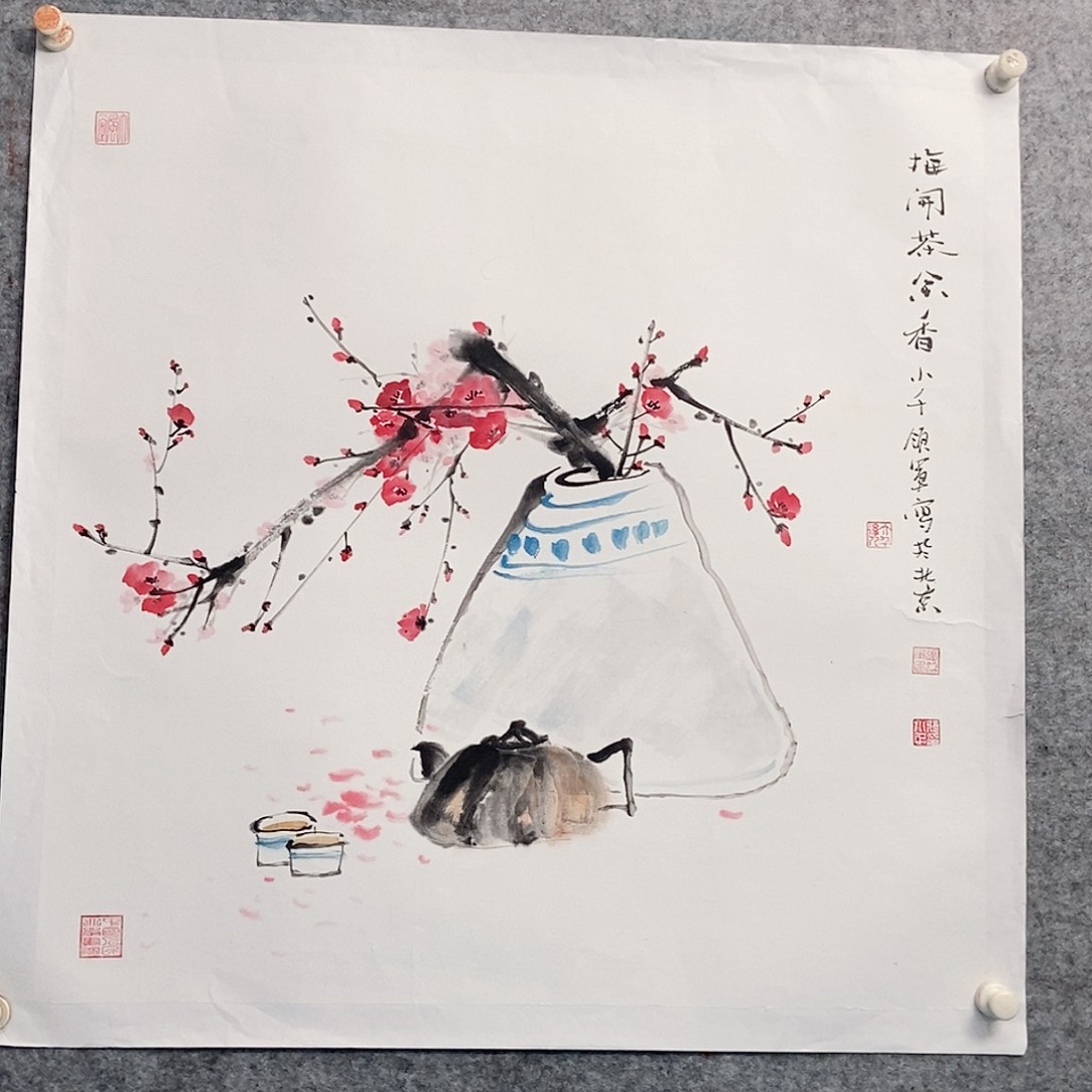 国画原创作品花鸟66