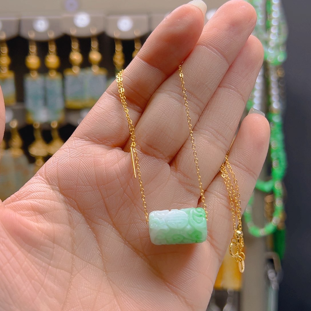 银S925镶嵌翡翠耳饰泰***麻