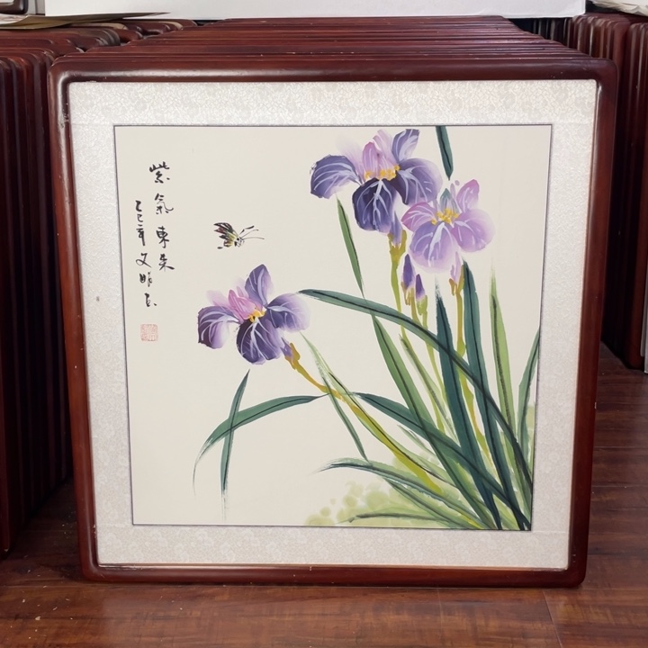 国画带框尺寸63*63厘米
