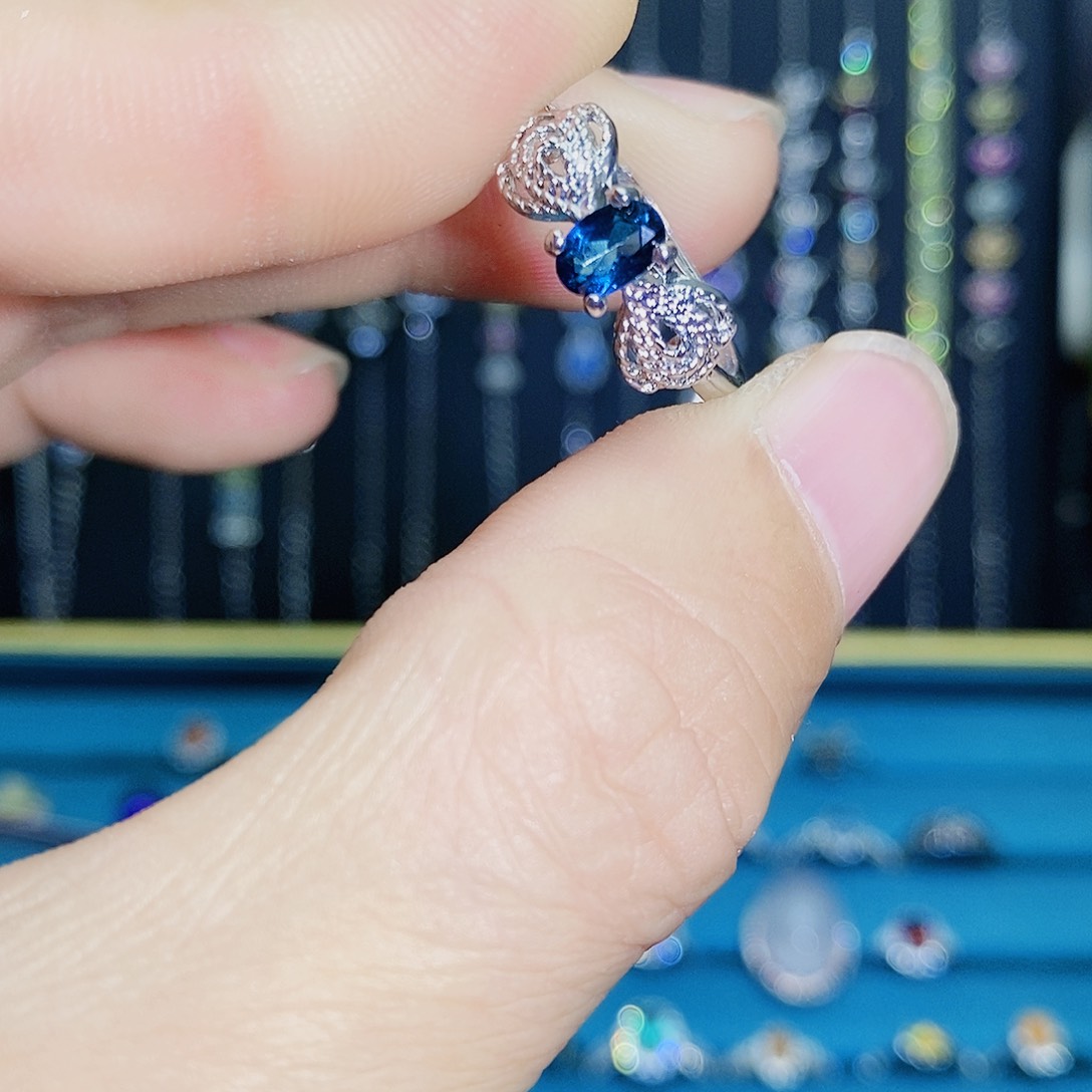 紫晶珠宝半成品银S925镶嵌