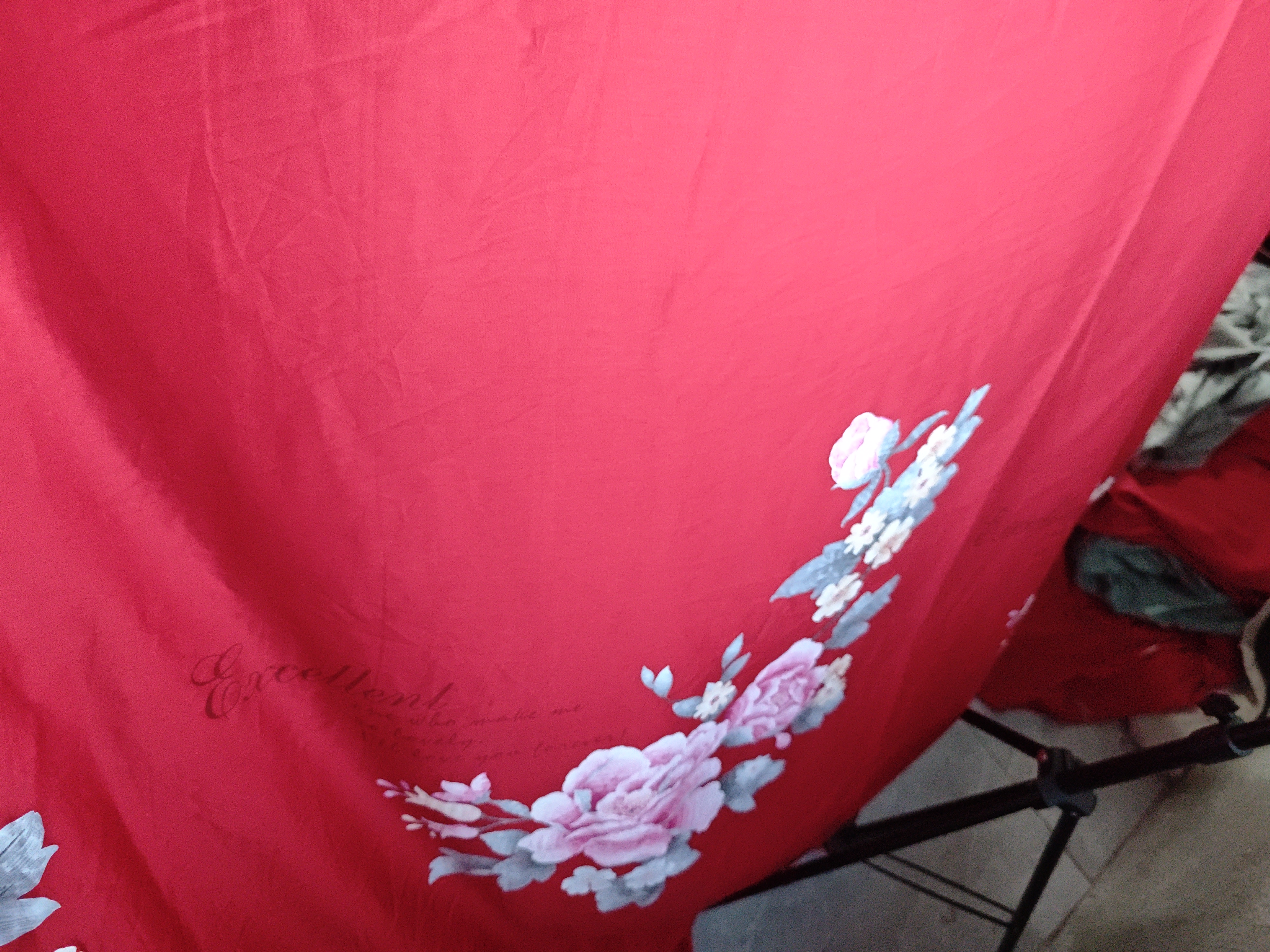 2.5x2.5米布匹红色