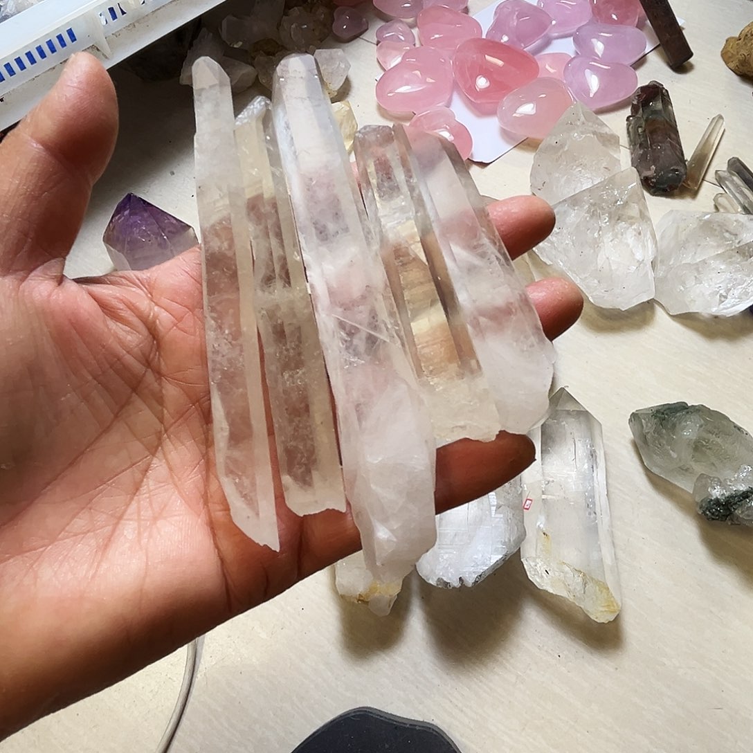 老***派水晶珠宝半成品未镶嵌