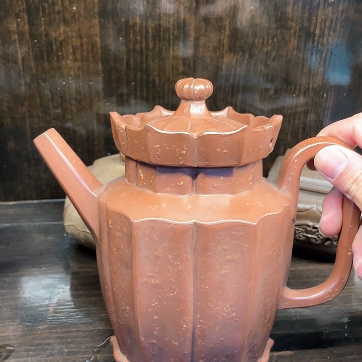 紫砂茶壶秋*获宜兴紫砂壶