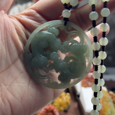 岫玉挂件未镶嵌挂件