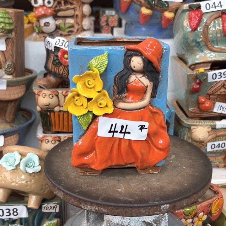 紫砂花盆粗陶材质多肉花盆