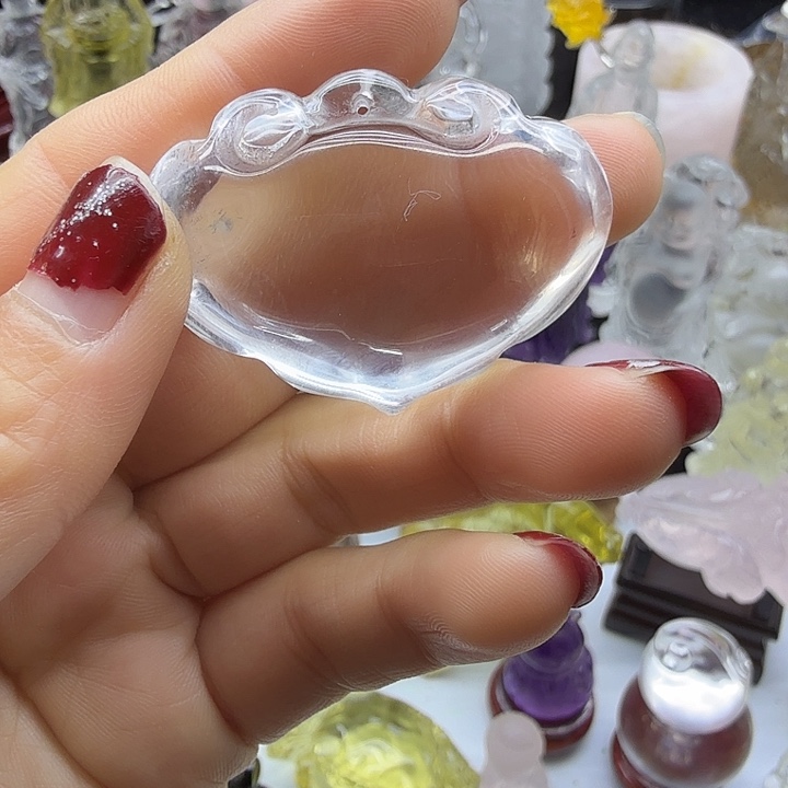 水晶未镶嵌珠宝半成品