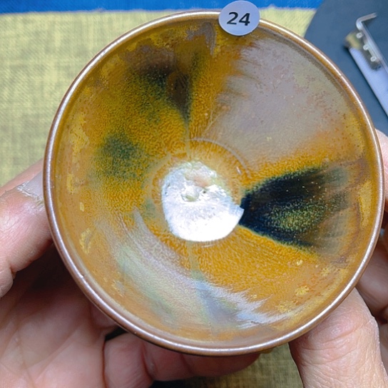 茶盏龙窑柴烧小尊杯8.2口径