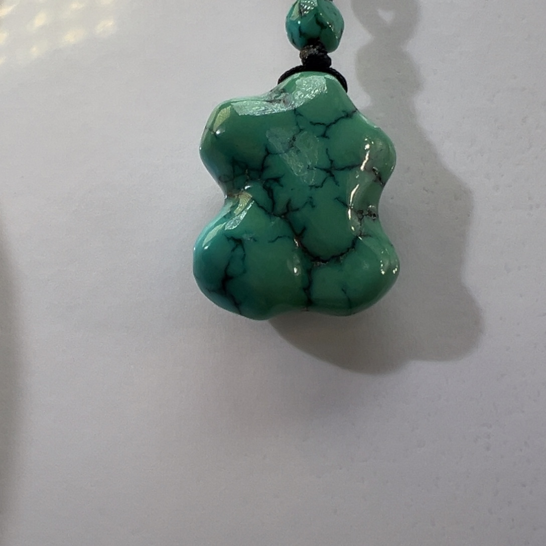 绿松石未镶嵌挂件