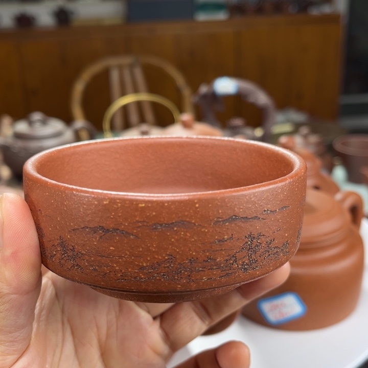 茶壶紫砂紫砂花茶