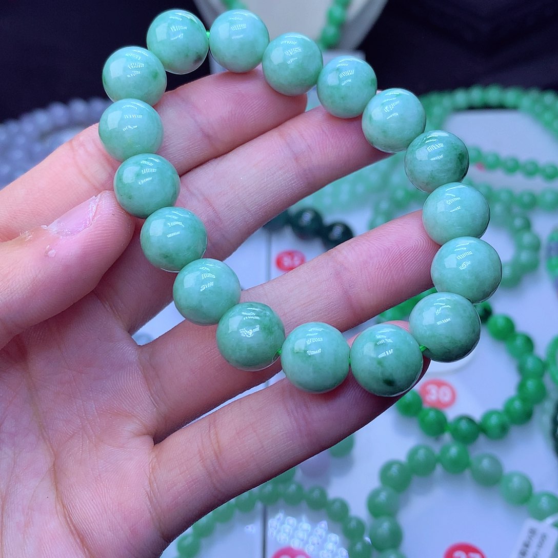 翡翠毛衣链未镶嵌12
