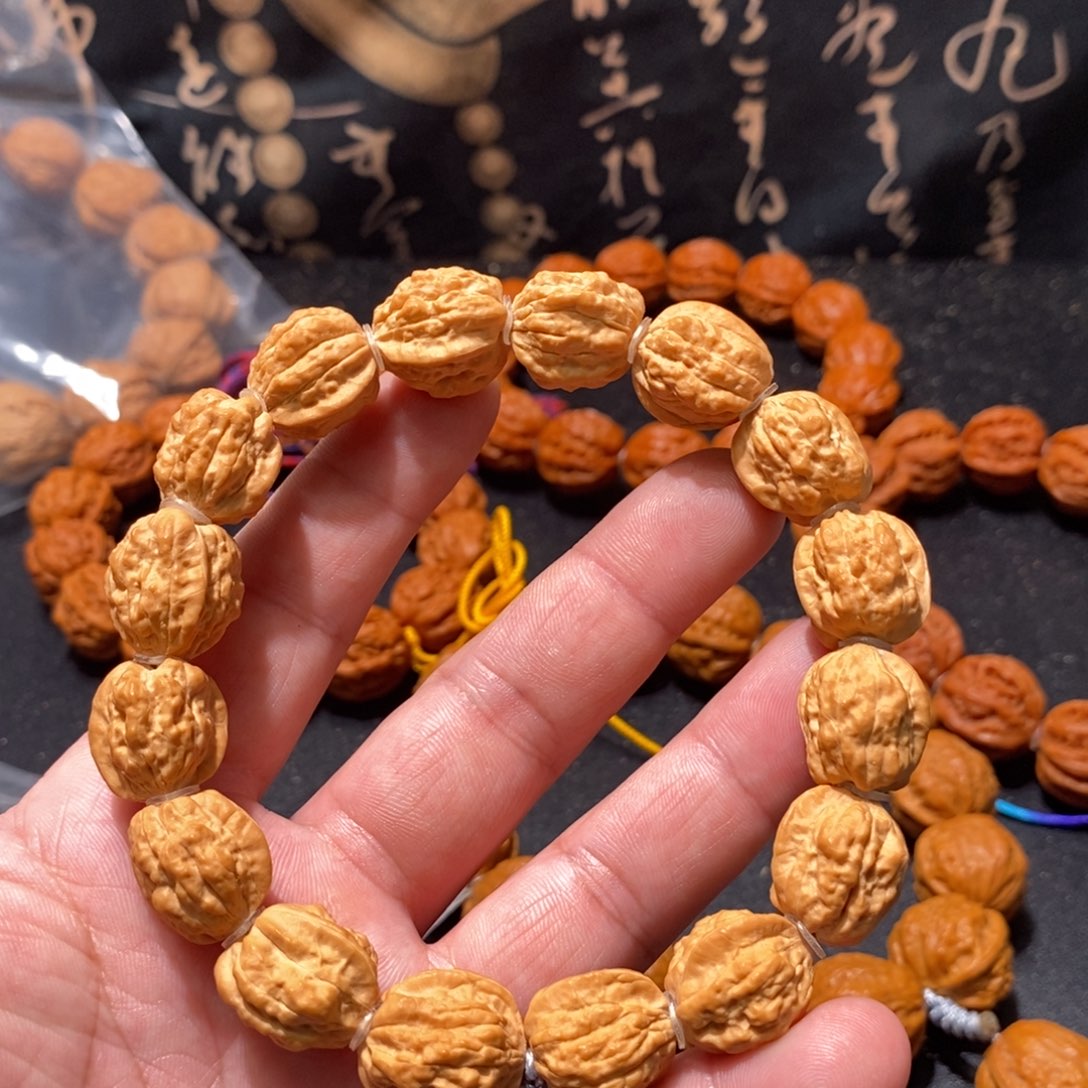 核桃核桃金蟾手串