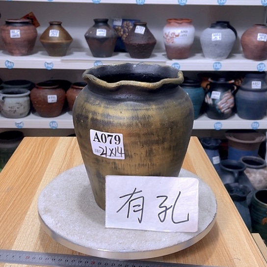 红陶手工制作工艺花盆