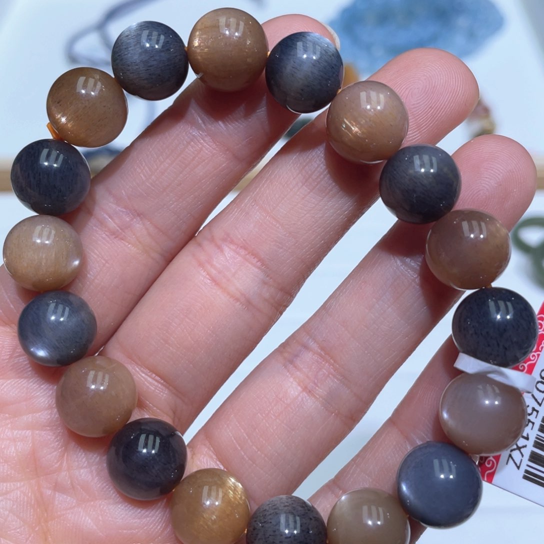 长石手链未镶嵌手串