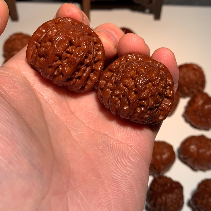 桃核吊坠白狮子17WCH#00#