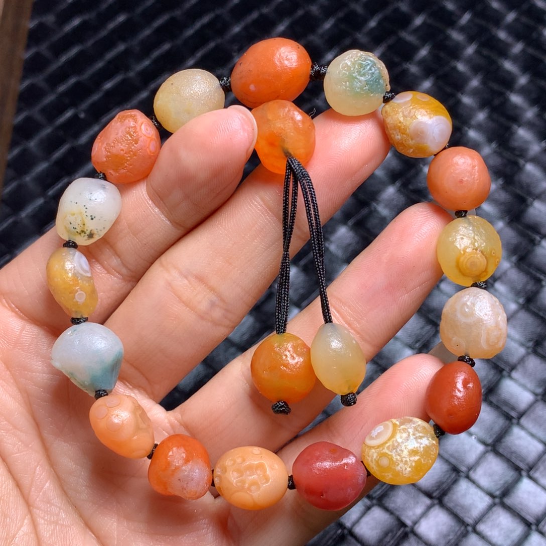 未镶嵌玛瑙/玉髓珠宝半成品