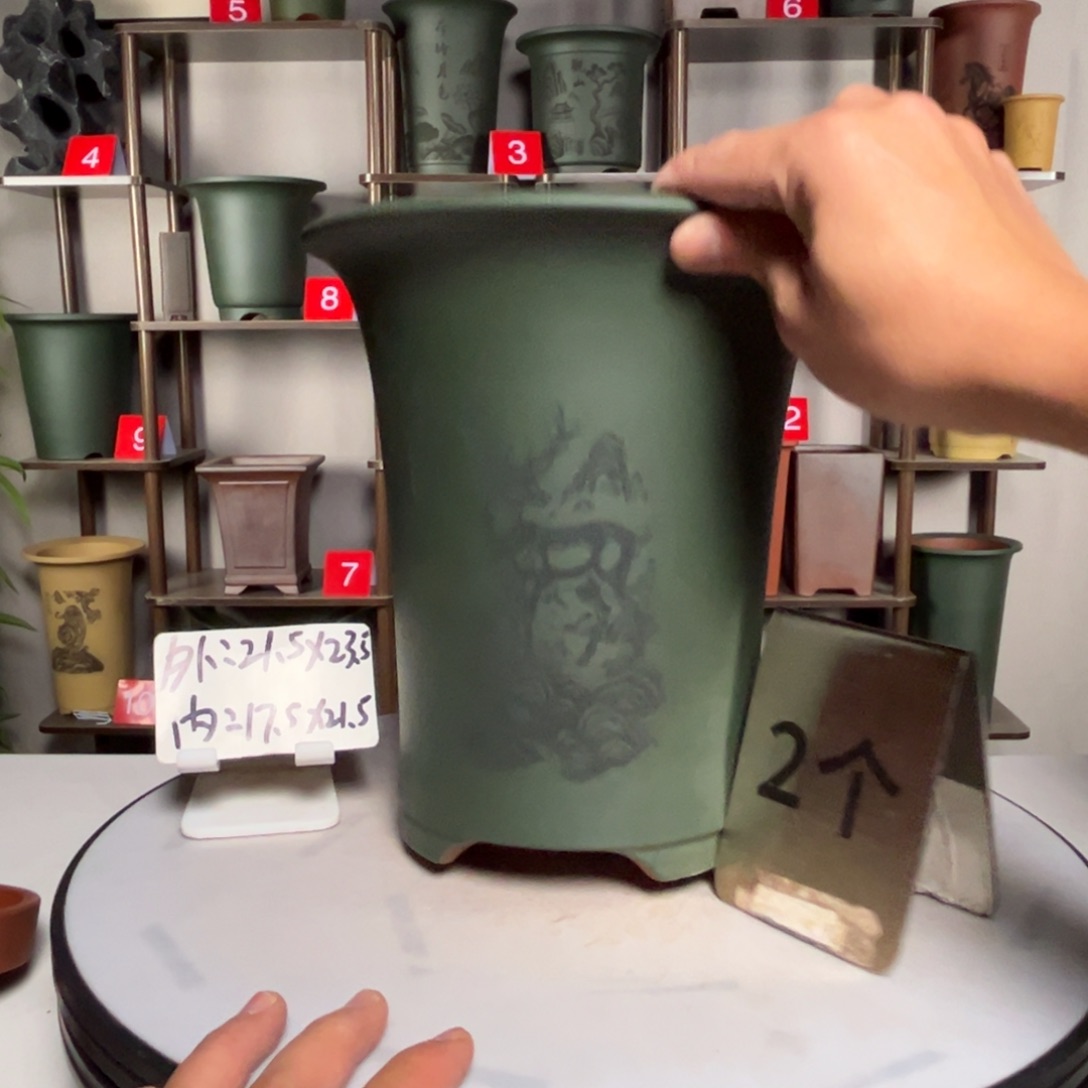 紫砂花盆紫砂花盆