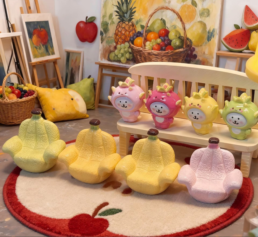 发财树定制——大号香蕉沙发diy树脂食玩配件材料