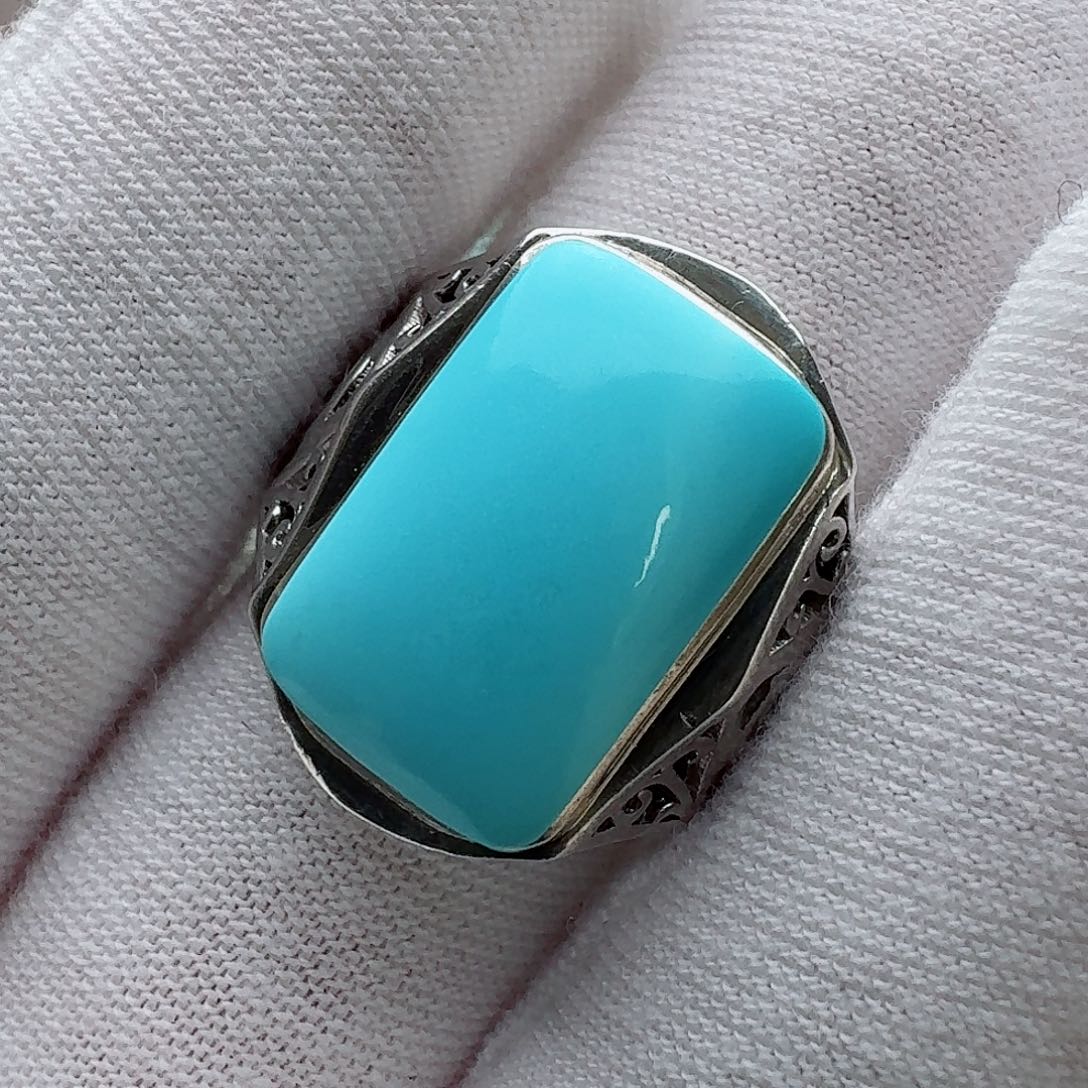 绿松石配饰银S925镶嵌