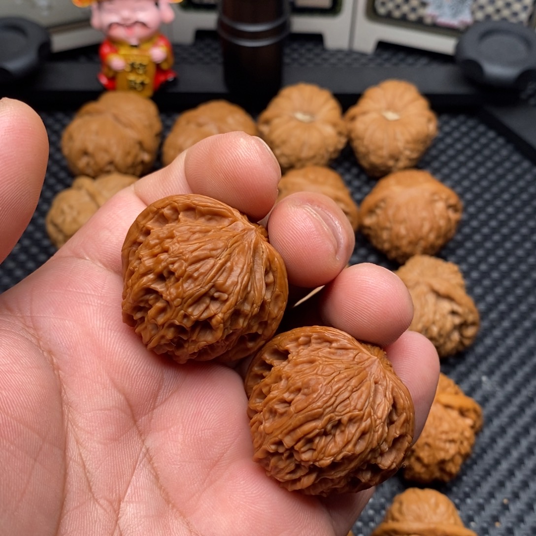 文玩核桃把件全品正磨37尺