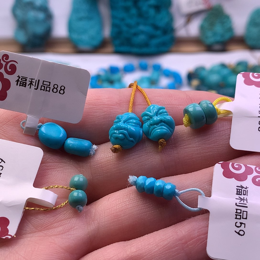 绿松石未镶嵌可以单独拍