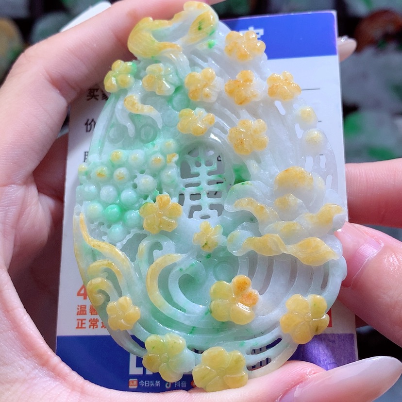 【闪购商品】翡翠颈饰未镶嵌挂件