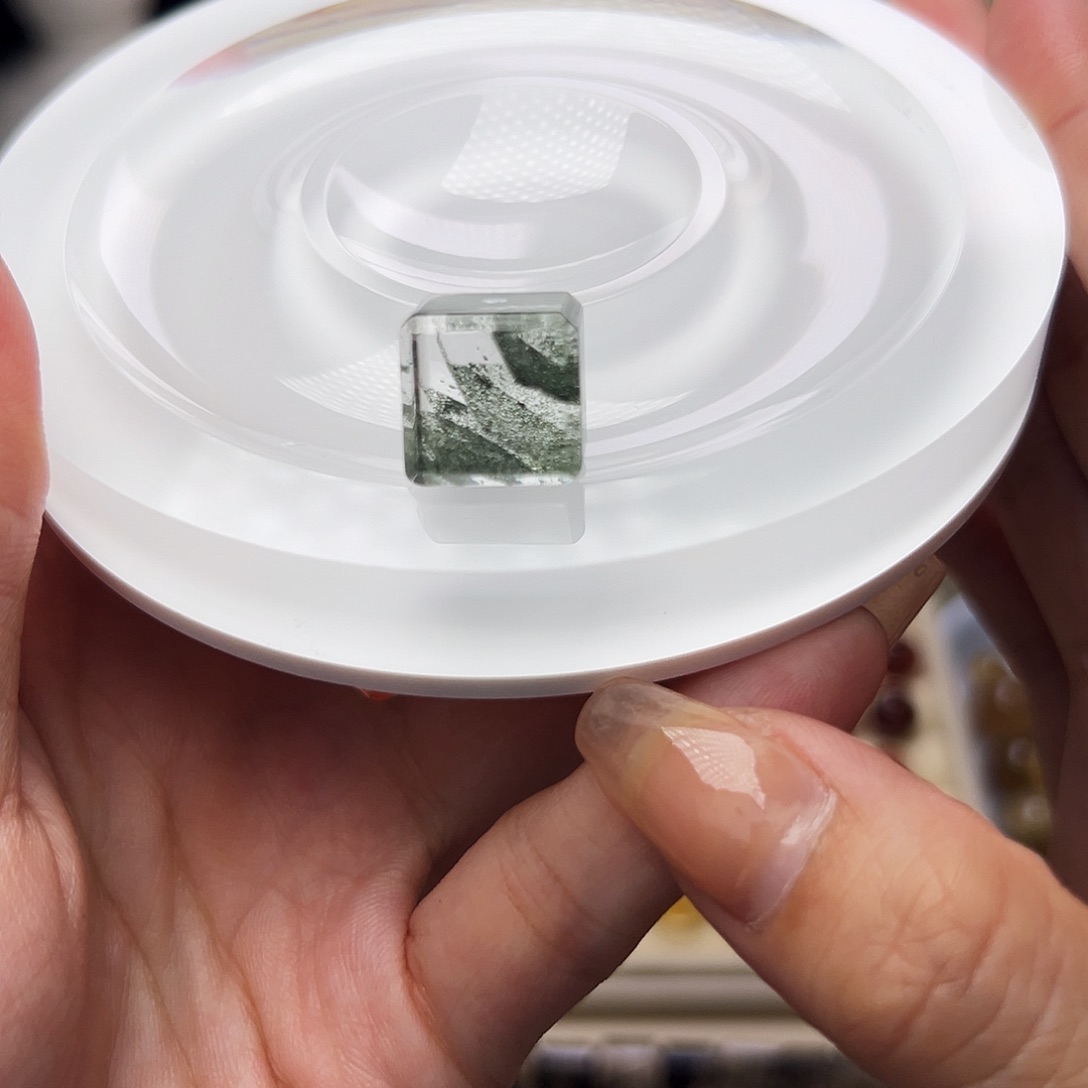 水晶天然水晶定制打孔不退换未镶嵌沉*?