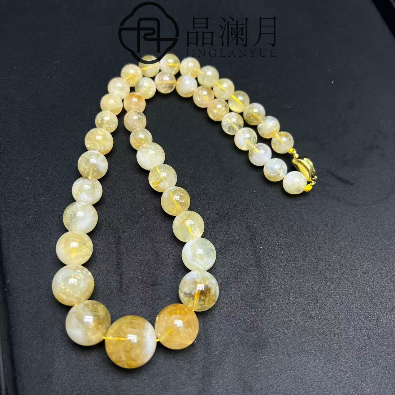 【晶澜月】M238【svip私人定制版】天然水晶黄塔晶塔链多样性发其一