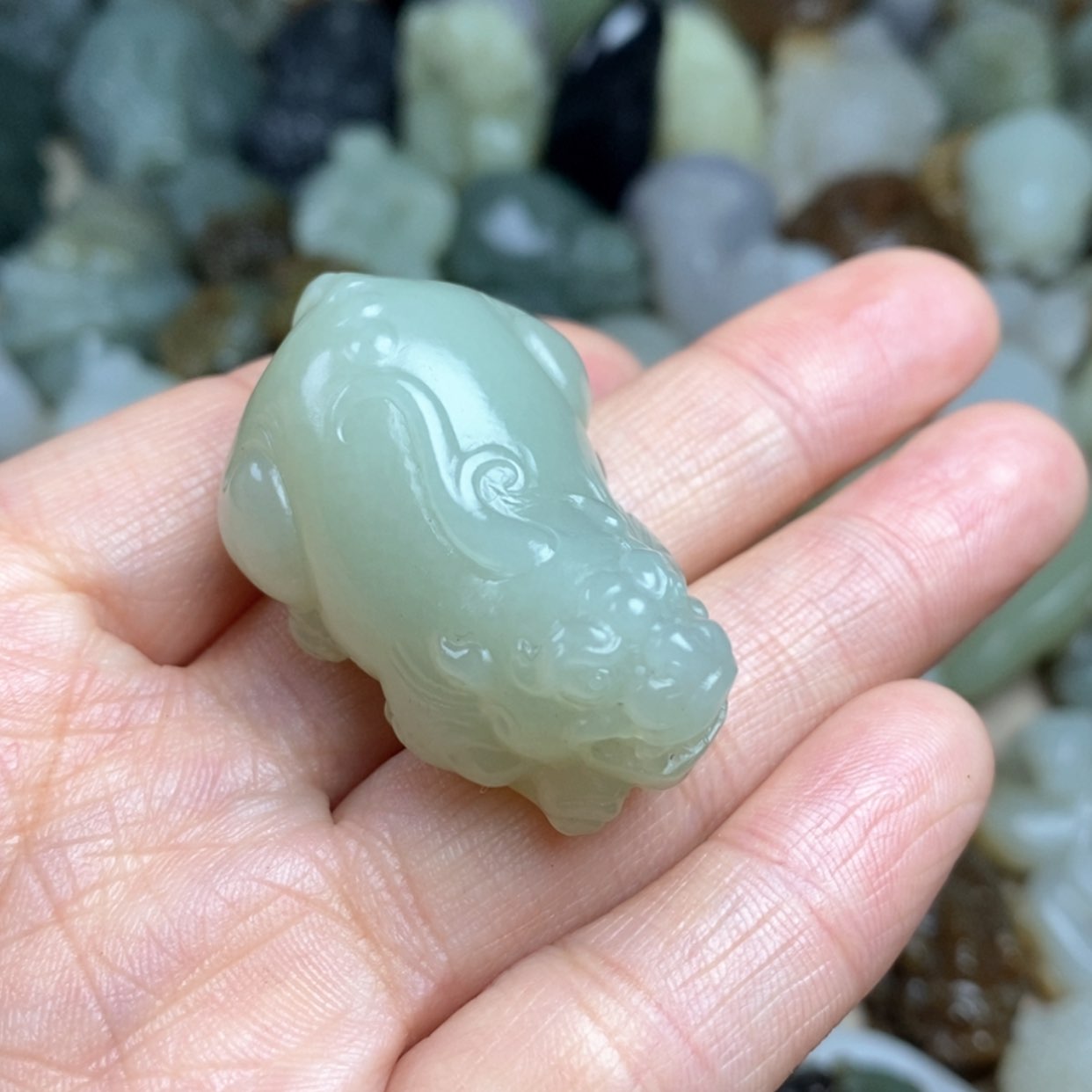 【闪购商品】和田玉挂件未镶嵌凡**王