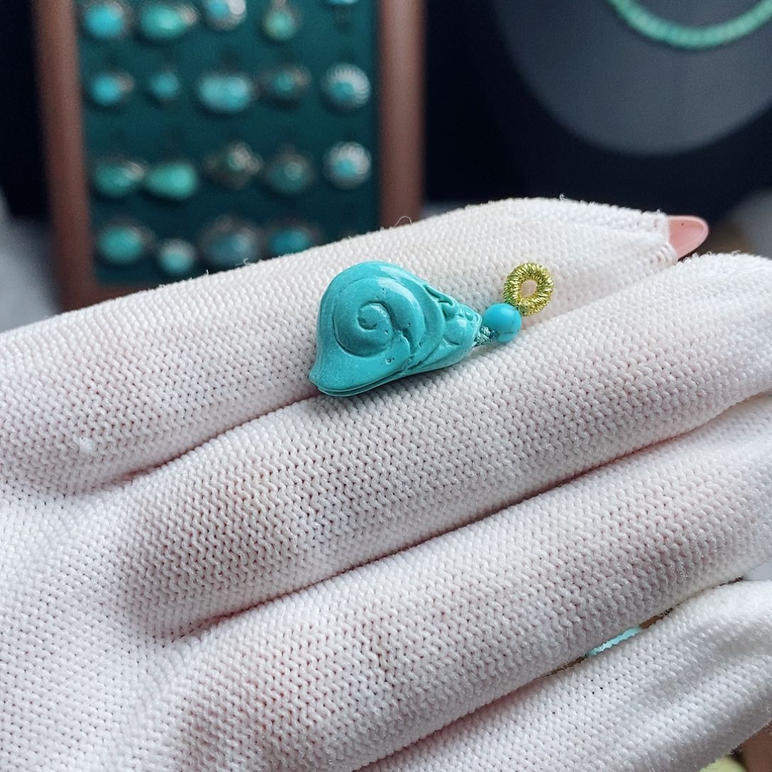 未镶嵌绿松石珠宝奇石