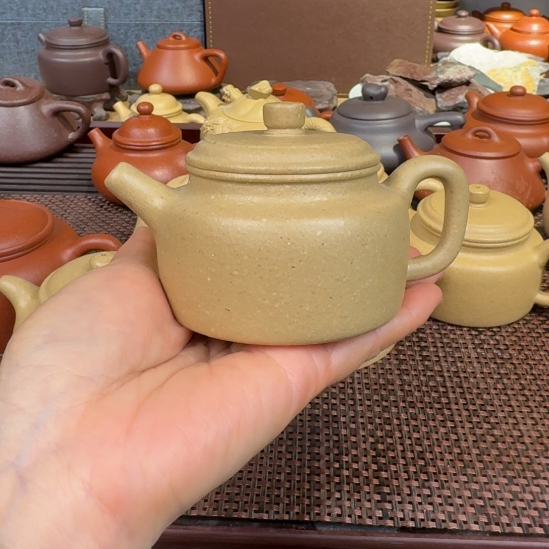 本山绿泥茶壶梨皮150毫升左右
