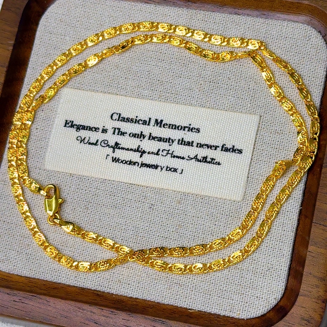 高定祥云拉丝项链-357