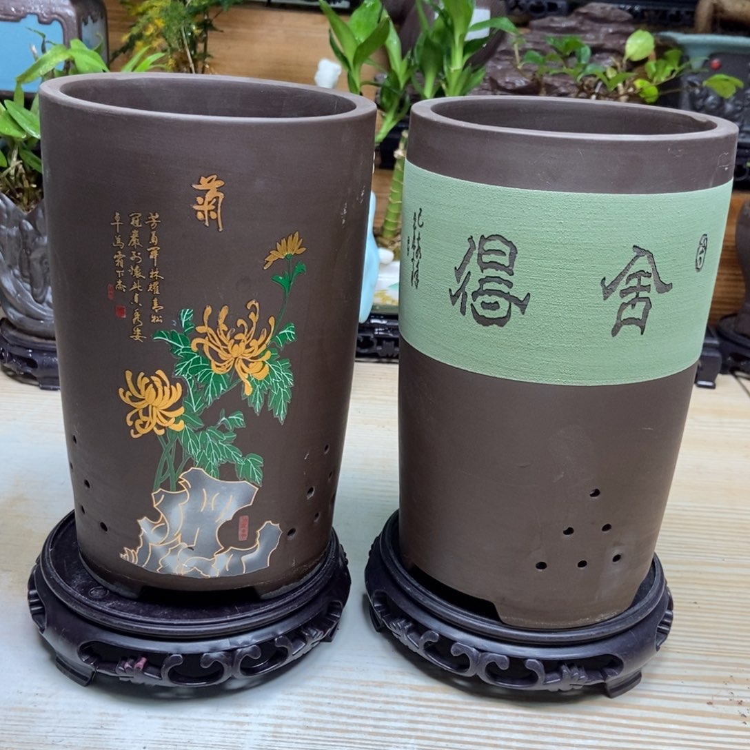 瓷片陶瓷花盆陶瓷艺术