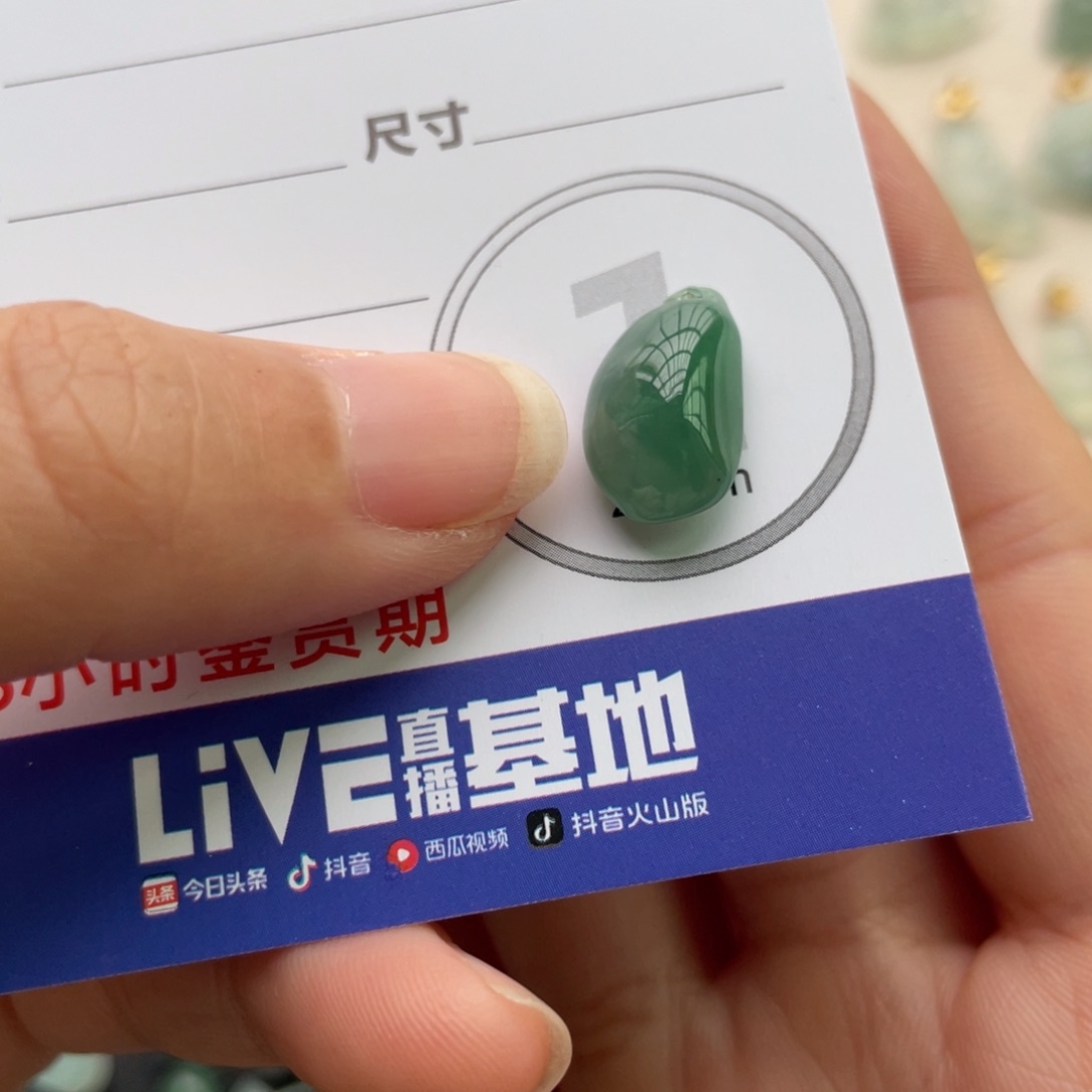 翡翠未镶嵌颈饰小福瓜