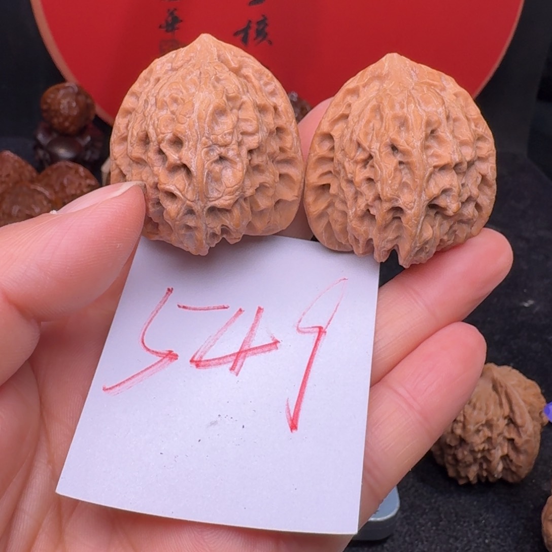 文玩核桃把件盘****沉38野生小众