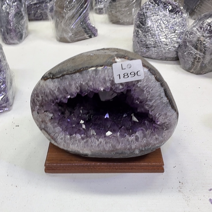 水晶未镶嵌摆件天然紫水晶