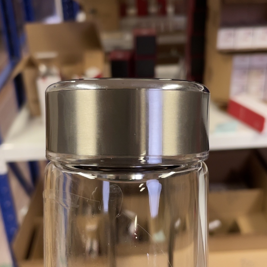 水晶玻璃盖子款6307本色