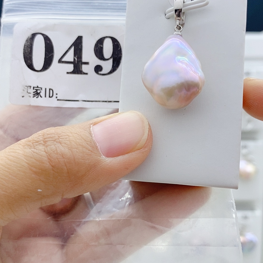 淡水珍珠颈饰钛钢