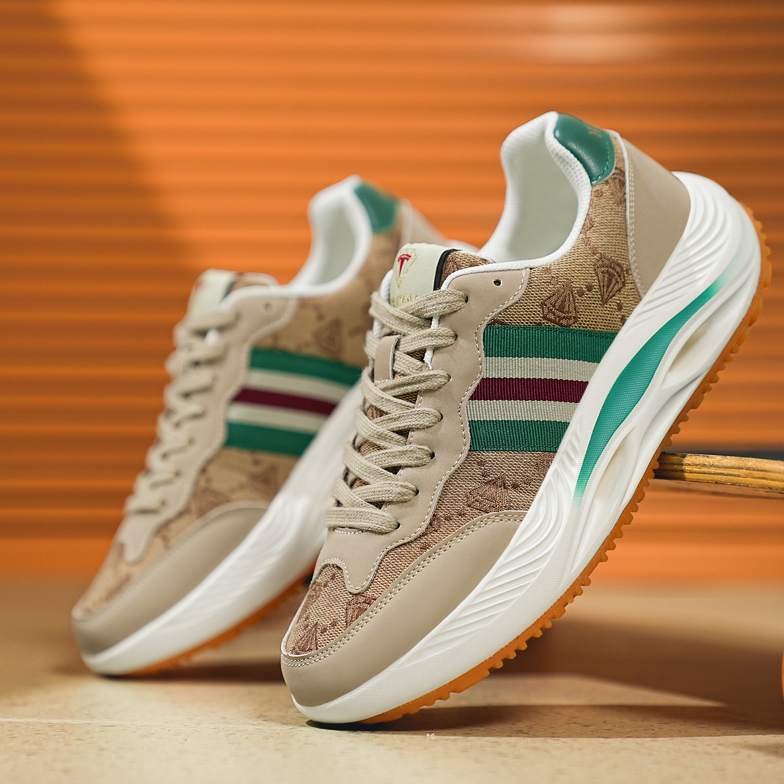 2025新款男鞋舒适百搭透气休闲跑步鞋24688（有才家）