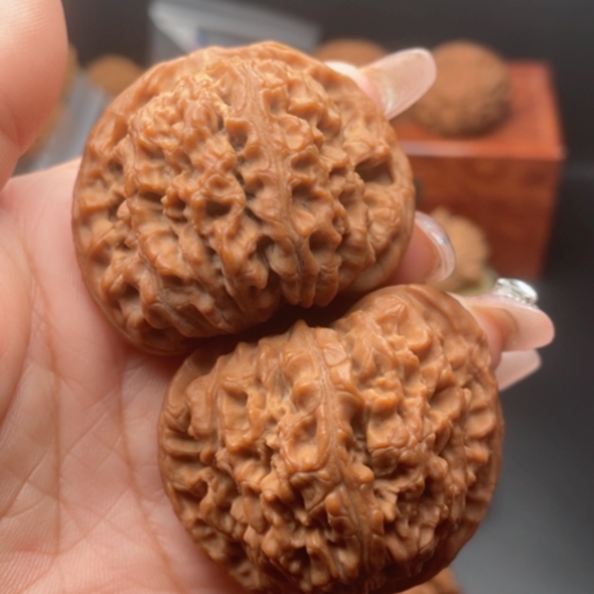 【闪购商品】猴头核桃吊坠红皮南疆49尺