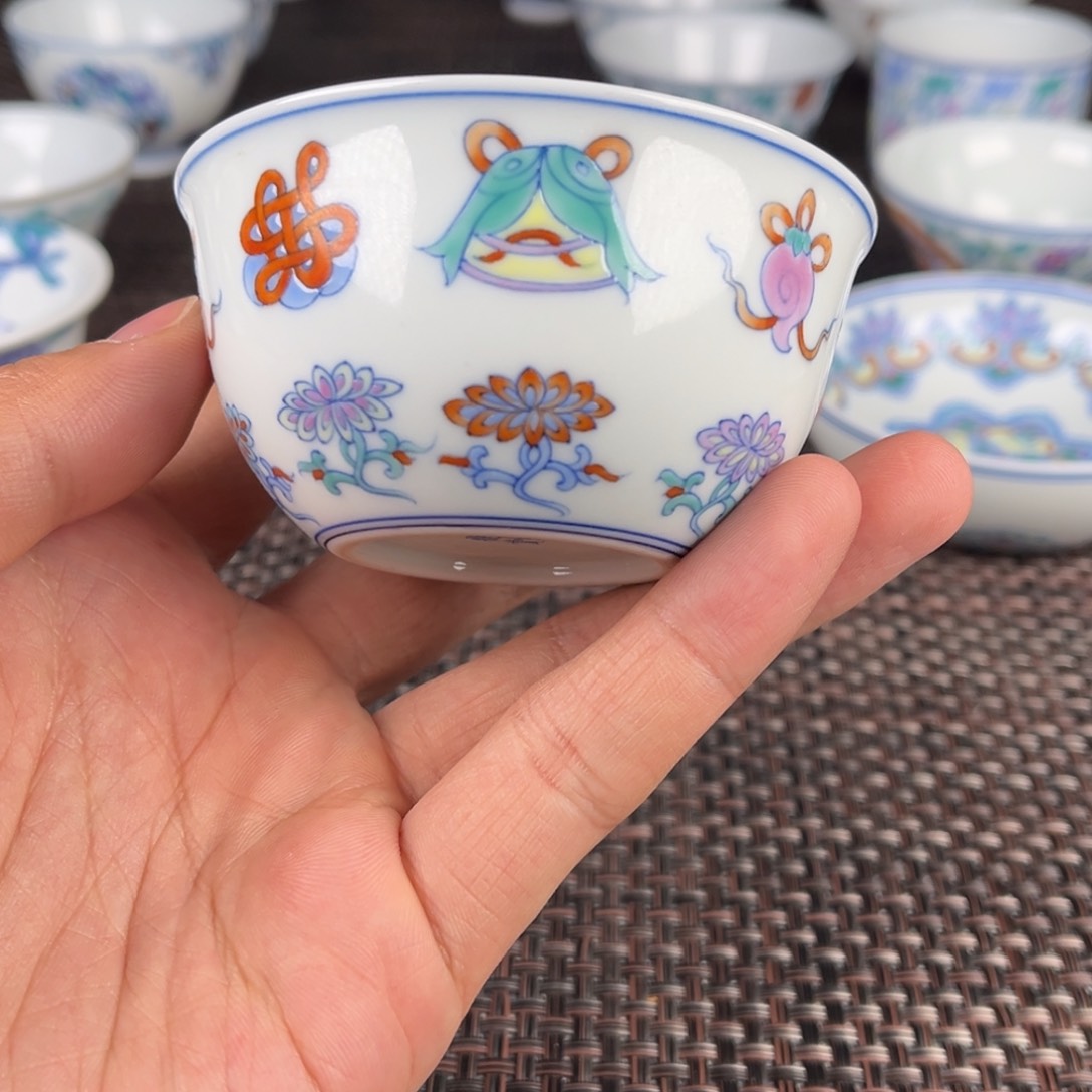 瓷片景德镇陶瓷杯子