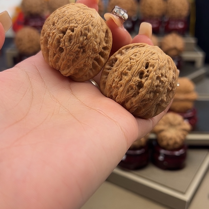 文玩核桃把件39 泥鳅背x-019