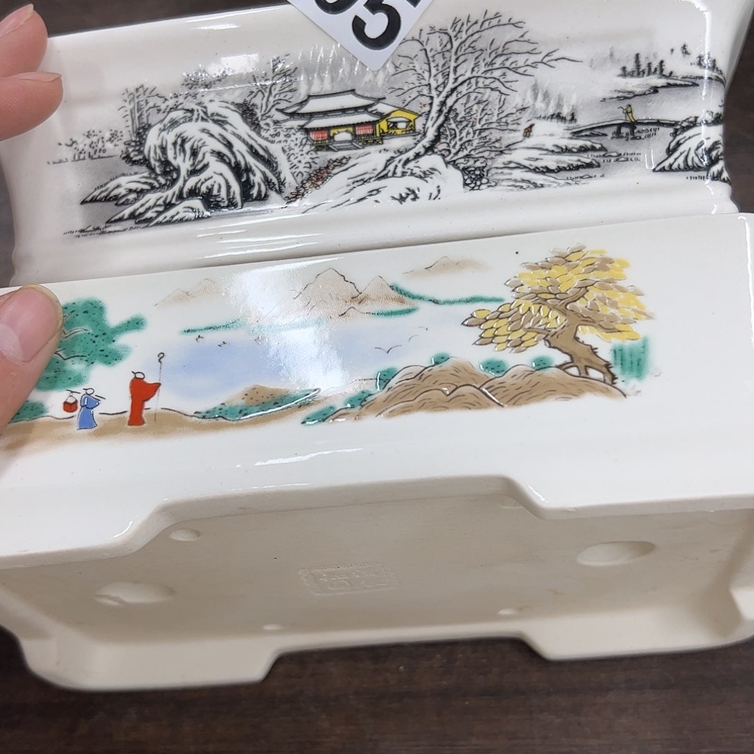 紫砂花盆璀*405号瑕疵2个20/13/6cm福利