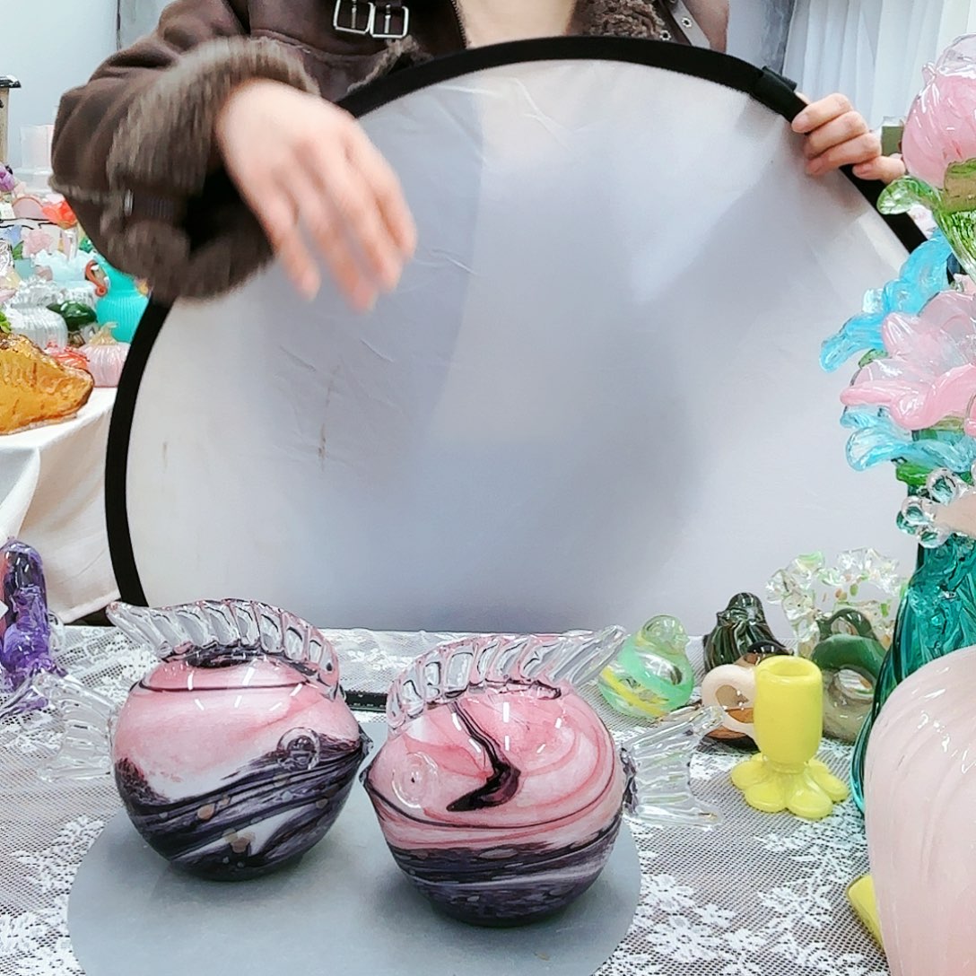 福利不退不换琉璃花瓶艺术品