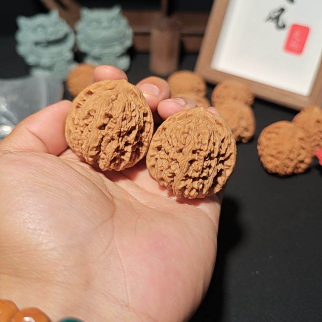 核桃把件砖****s40+尺寸南将石