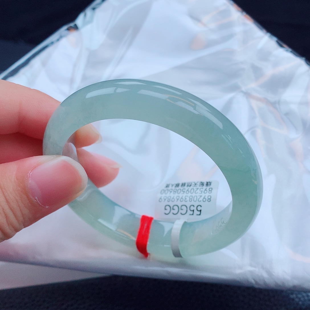 翡翠手镯未镶嵌天然缅甸翡翠A货手镯 